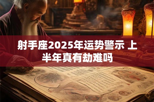 射手座2025年运势警示 上半年真有劫难吗
