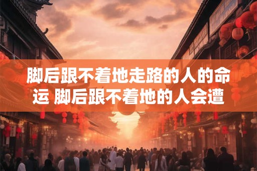 脚后跟不着地走路的人的命运 脚后跟不着地的人会遭遇什么命运