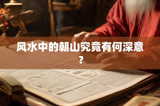 风水中的朝山究竟有何深意？