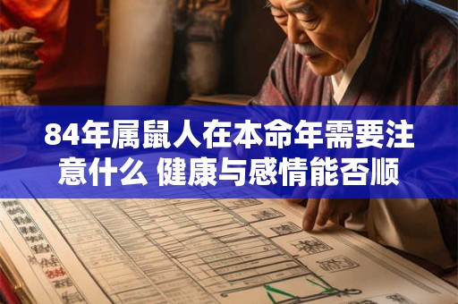 84年属鼠人在本命年需要注意什么 健康与感情能否顺利