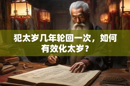 犯太岁几年轮回一次，如何有效化太岁？