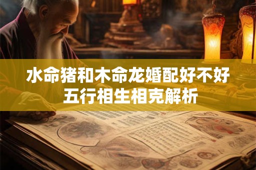 水命猪和木命龙婚配好不好 五行相生相克解析