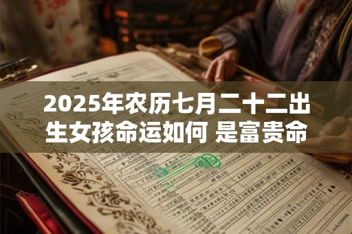 2025年农历七月二十二出生女孩命运如何 是富贵命吗