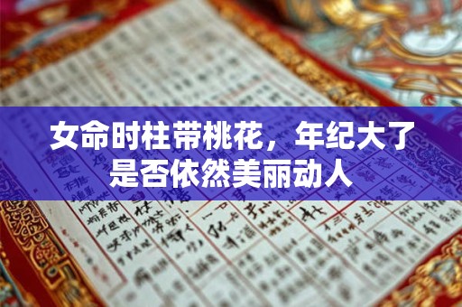 女命时柱带桃花，年纪大了是否依然美丽动人
