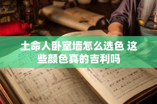 土命人卧室墙怎么选色 这些颜色真的吉利吗