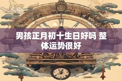 男孩正月初十生日好吗 整体运势很好