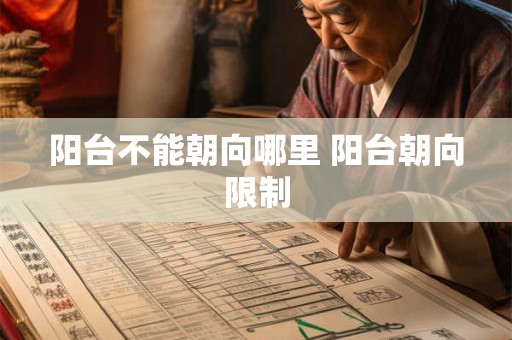 阳台不能朝向哪里 阳台朝向限制