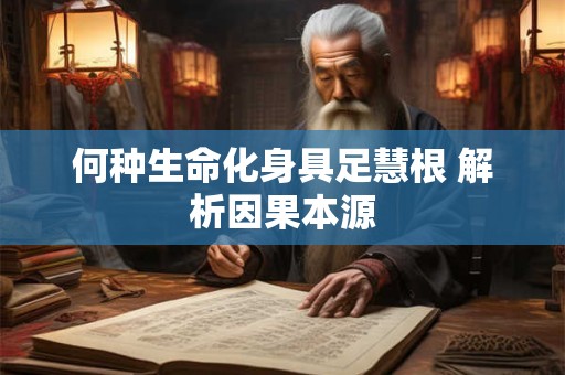 何种生命化身具足慧根 解析因果本源