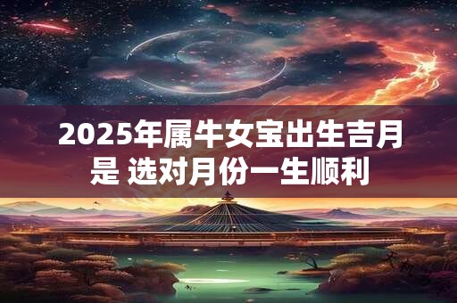 2025年属牛女宝出生吉月是 选对月份一生顺利
