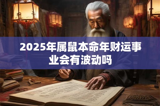 2025年属鼠本命年财运事业会有波动吗