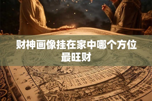 财神画像挂在家中哪个方位最旺财