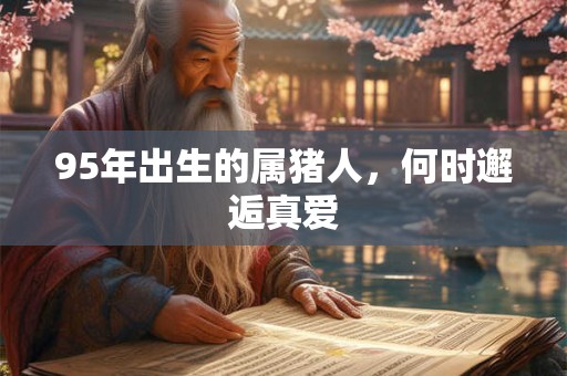 95年出生的属猪人，何时邂逅真爱