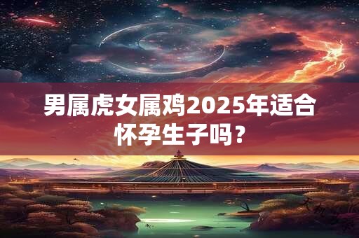 男属虎女属鸡2025年适合怀孕生子吗？