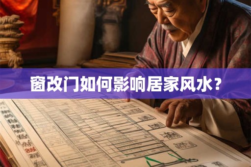 窗改门如何影响居家风水？
