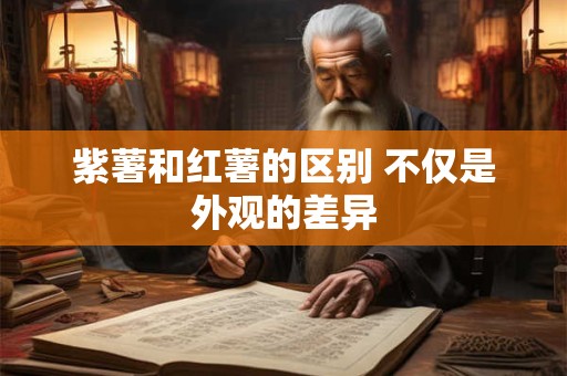 紫薯和红薯的区别 不仅是外观的差异