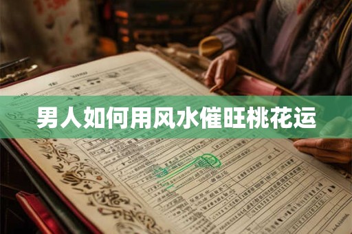 男人如何用风水催旺桃花运