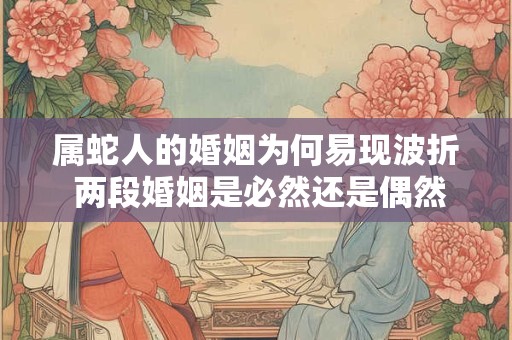 属蛇人的婚姻为何易现波折 两段婚姻是必然还是偶然