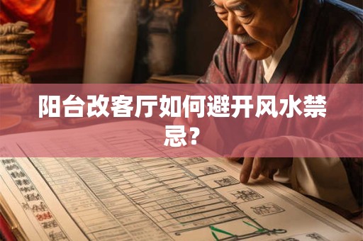 阳台改客厅如何避开风水禁忌？