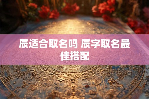 辰适合取名吗 辰字取名最佳搭配