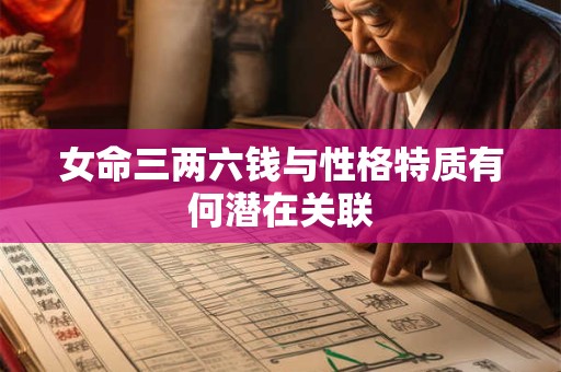 女命三两六钱与性格特质有何潜在关联