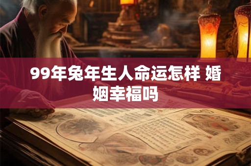 99年兔年生人命运怎样 婚姻幸福吗