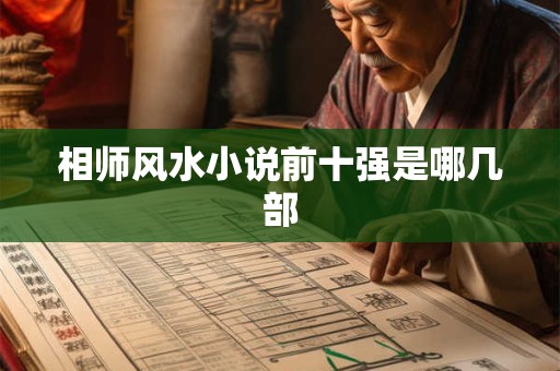 相师风水小说前十强是哪几部