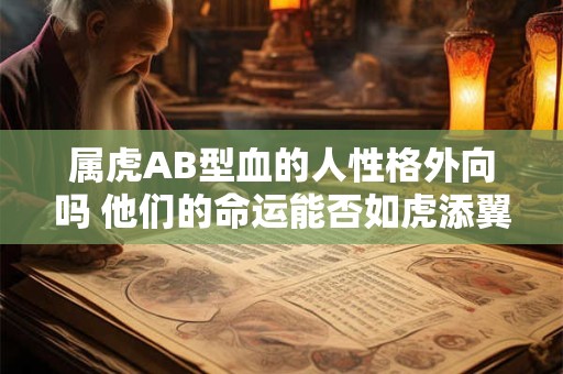 属虎AB型血的人性格外向吗 他们的命运能否如虎添翼