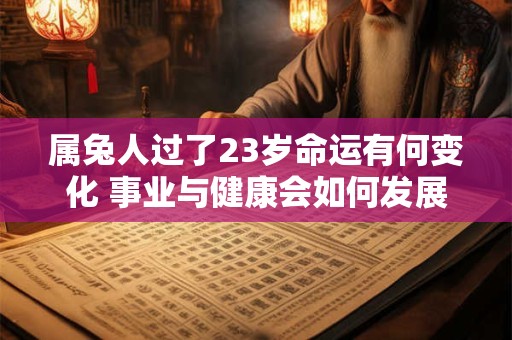属兔人过了23岁命运有何变化 事业与健康会如何发展