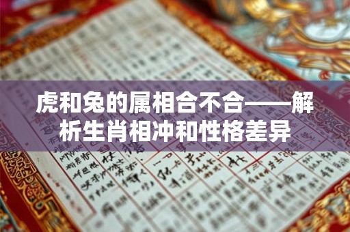 虎和兔的属相合不合——解析生肖相冲和性格差异