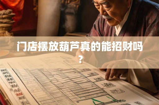 门店摆放葫芦真的能招财吗？