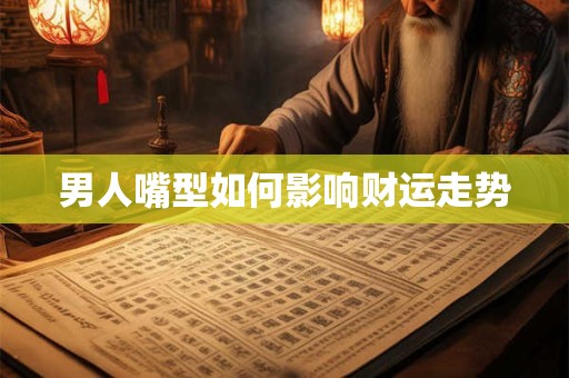 男人嘴型如何影响财运走势
