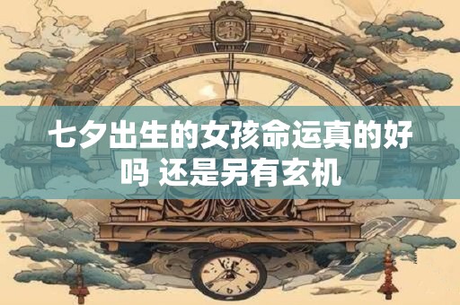 七夕出生的女孩命运真的好吗 还是另有玄机