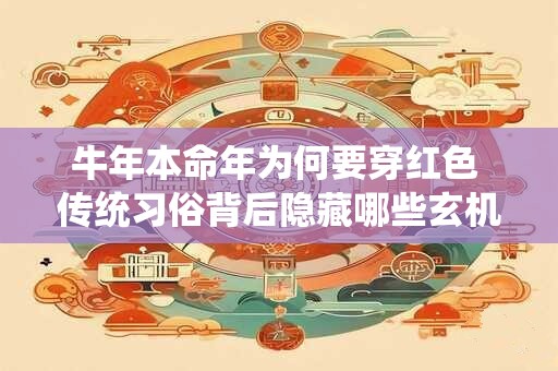 牛年本命年为何要穿红色 传统习俗背后隐藏哪些玄机