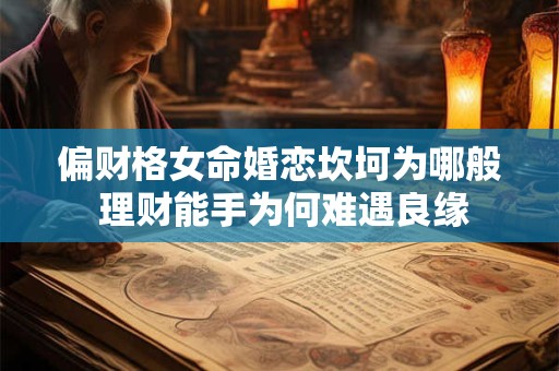偏财格女命婚恋坎坷为哪般 理财能手为何难遇良缘