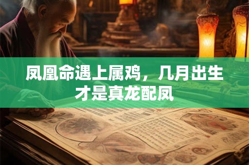 凤凰命遇上属鸡，几月出生才是真龙配凤