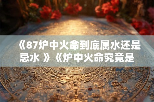 《87炉中火命到底属水还是忌水 》《炉中火命究竟是喜水还是避水 》