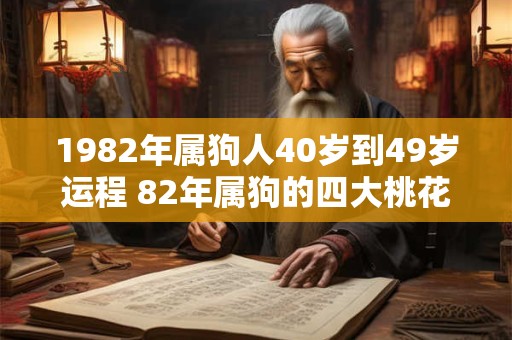 1982年属狗人40岁到49岁运程 82年属狗的四大桃花年