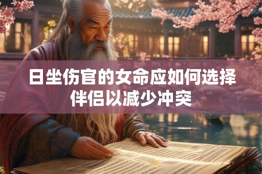 日坐伤官的女命应如何选择伴侣以减少冲突