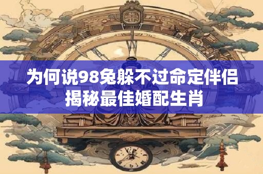 为何说98兔躲不过命定伴侣 揭秘最佳婚配生肖