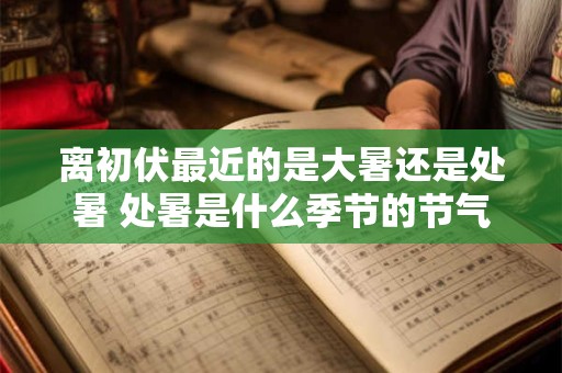 离初伏最近的是大暑还是处暑 处暑是什么季节的节气