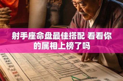 射手座命盘最佳搭配 看看你的属相上榜了吗