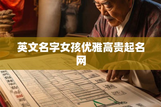 英文名字女孩优雅高贵起名网