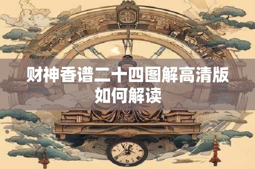 财神香谱二十四图解高清版如何解读