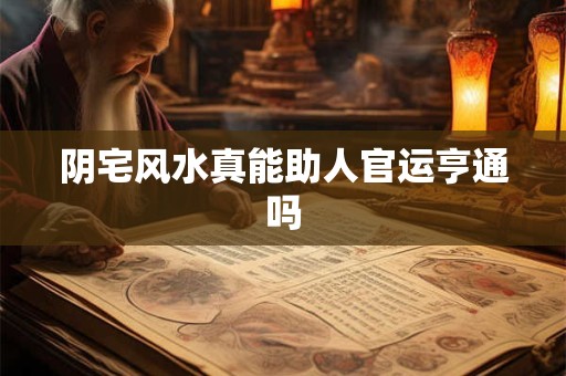阴宅风水真能助人官运亨通吗