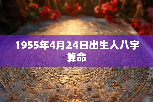 1955年4月24日出生人八字算命