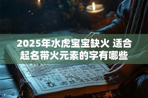 2025年水虎宝宝缺火 适合起名带火元素的字有哪些