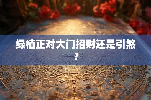 绿植正对大门招财还是引煞？