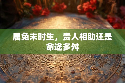 属兔未时生，贵人相助还是命途多舛