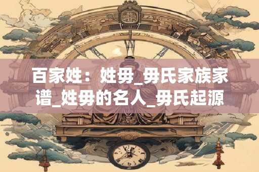 百家姓：姓毋_毋氏家族家谱_姓毋的名人_毋氏起源