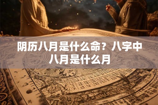 阴历八月是什么命？八字中八月是什么月